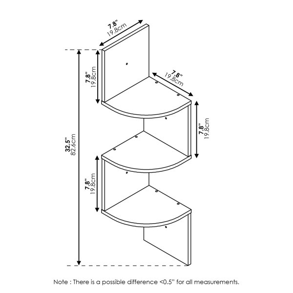 Ebern Designs Langdon 6 Piece Corner Shelf & Reviews Wayfair